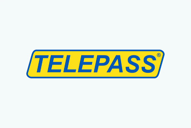 Telepass Sticker Mautsystem und Mauterhebung in Deutschland