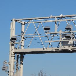 
Nahaufnahme einer Kontrollbrücke