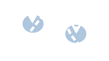 
Illustration einer Route mit zwei Standortmarkierungen