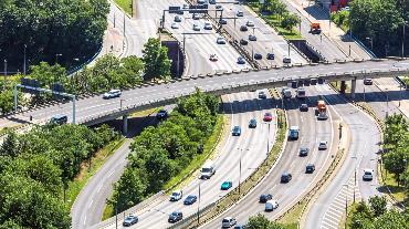 
Abbildung der Stadtautobahn A100 in Berlin