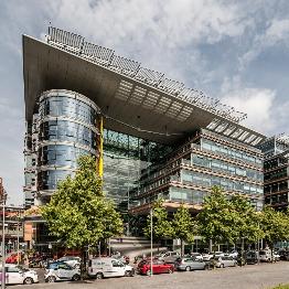 
Außenansicht des Toll Collect Bürogebäudes in Berlin